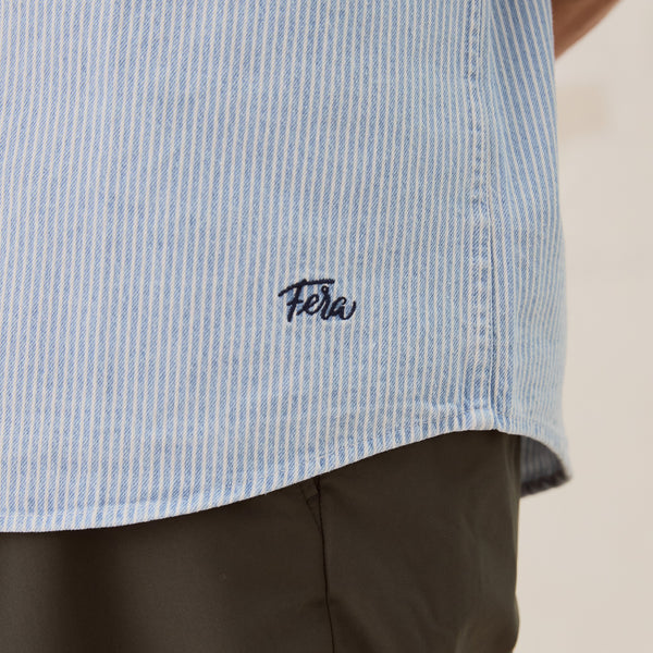 Fera Striped Denim Shirt