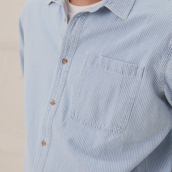 Fera Striped Denim Shirt