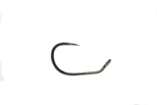 fly fishing hook on white background