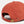 Load image into Gallery viewer, Close-up of the back of a textured terracotta orange baseball cap with an adjustable strap and brass buckle, on a light gray background.
