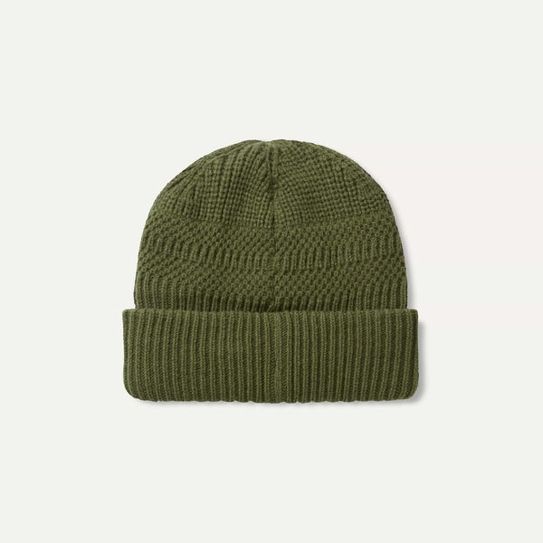 Sealskinz Gressenhall Cold Weather Textured Stripe Roll Cuff Beanie