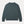 Load image into Gallery viewer, A dark teal blue-green knit sweater shown from the back, featuring a crew neck, long sleeves, and ribbed cuffs and hem, set against a light gray background.
