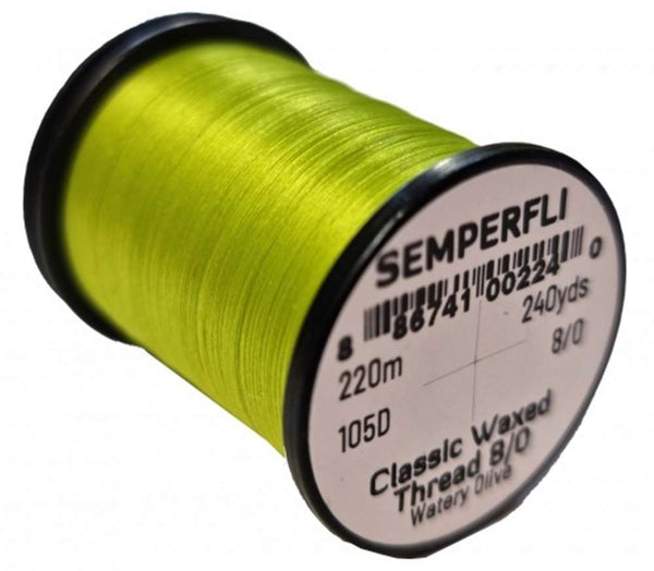 Semperfli Classic Waxed Thread - 8/0