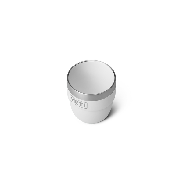 white yeti mug on white background