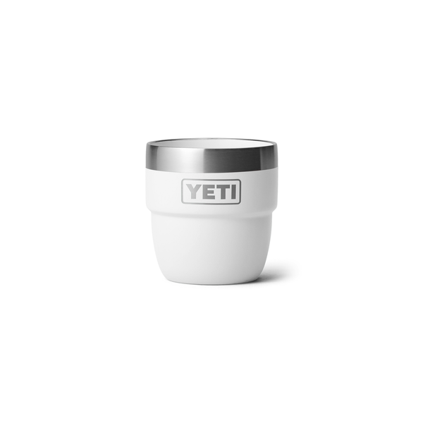 white yeti mug on white background