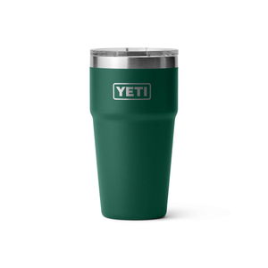 forrest green 20oz yeti rambler on white background