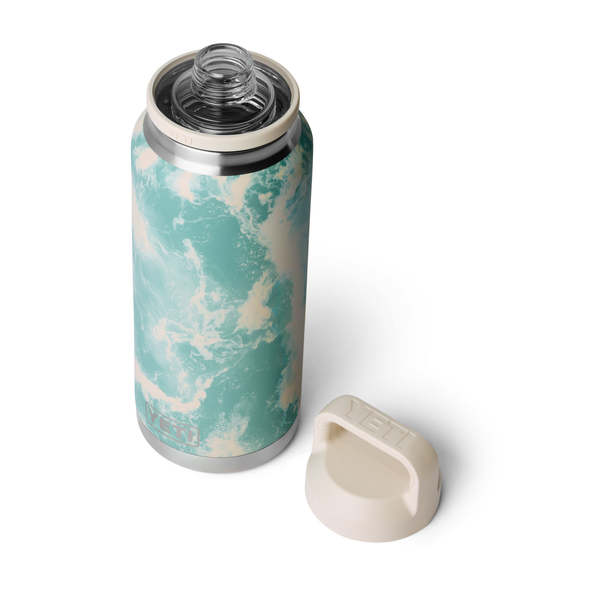 Yeti rambler 36oz with lid of on white background