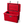 Load image into Gallery viewer, Red YETI cooler with open lid on a white background
