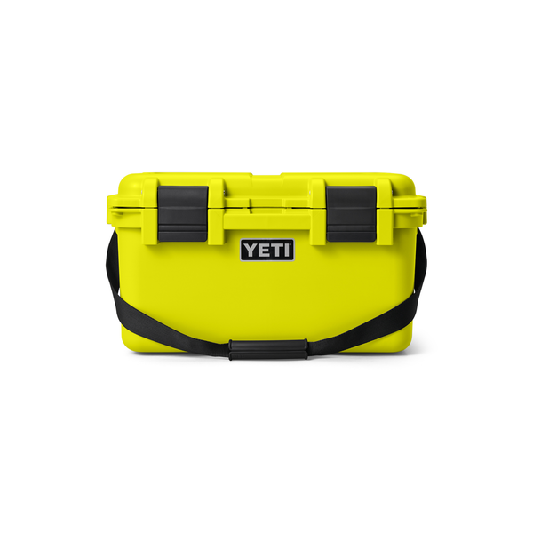 yeti gobox in yellow on white background