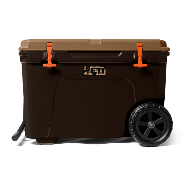 Brown Yeti Cooler box on white background