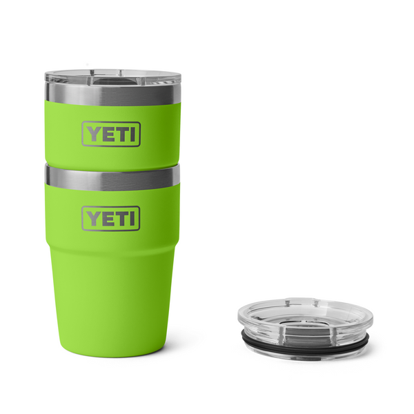 stacked 16oz yeti tumbler with lid on the side