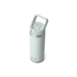 light green 18 oz Yeti rambler on white background