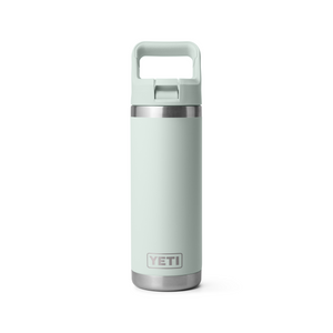 yeti rambler in light green on white background