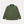 Load image into Gallery viewer, An olive green canvas jacket with a contrasting dark green corduroy collar and brass buttons, displayed flat against a light gray background.
