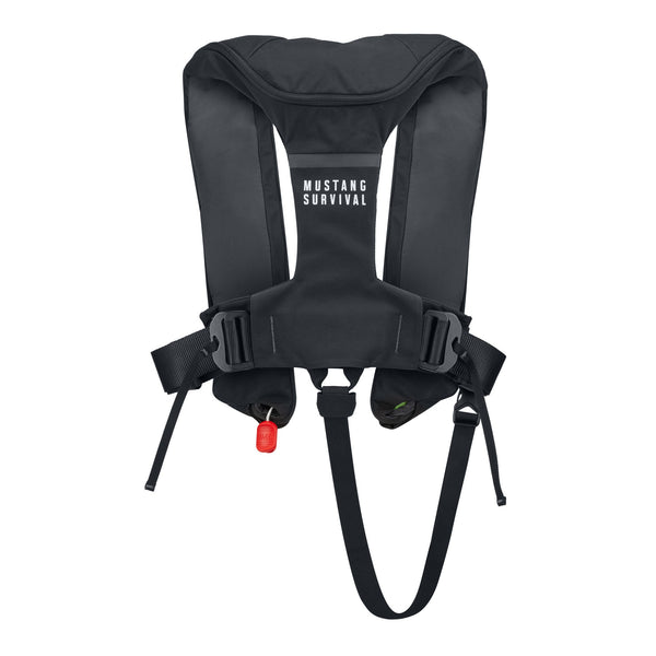 mustang survival life saving vest on white background