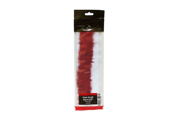 Flash brush short red in packaging on white background