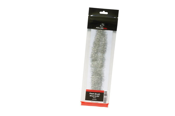 Flash Brush short silver in packaging on white background