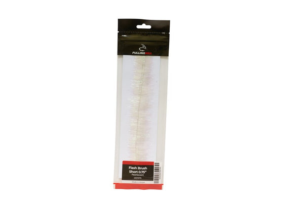 Flash Brush short white in packaging on white background