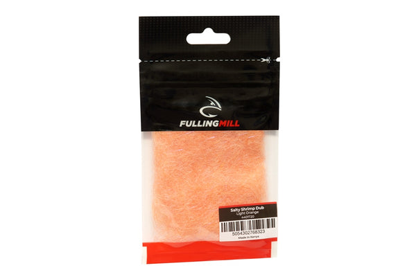 salty shrimp dub orange in packaging on white background
