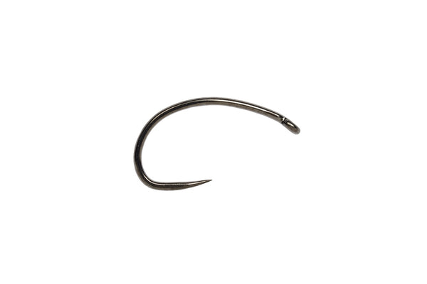 fly fishing hook on white background