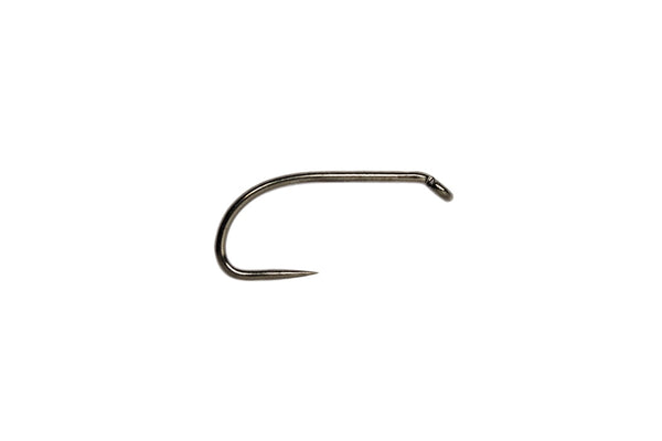 fly fishing hook on white background