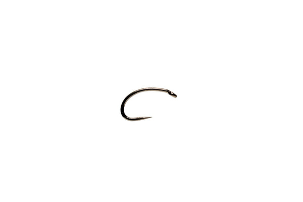 fly fishing hook on white background