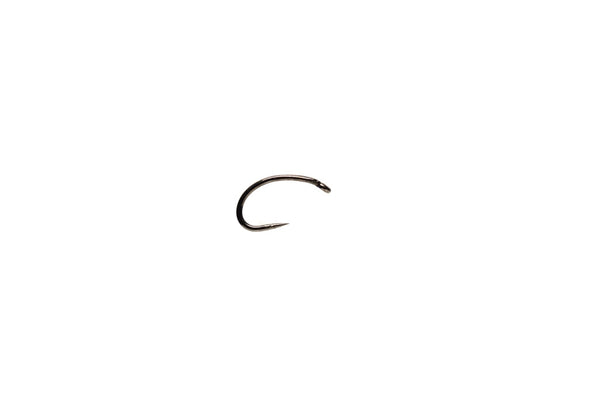 fly fishing hook on white background