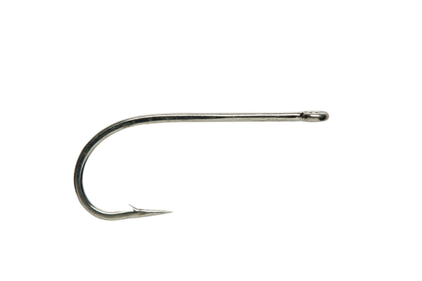 fly fishing hook on white background