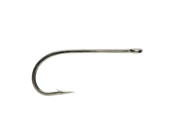 fly fishing hook on white background