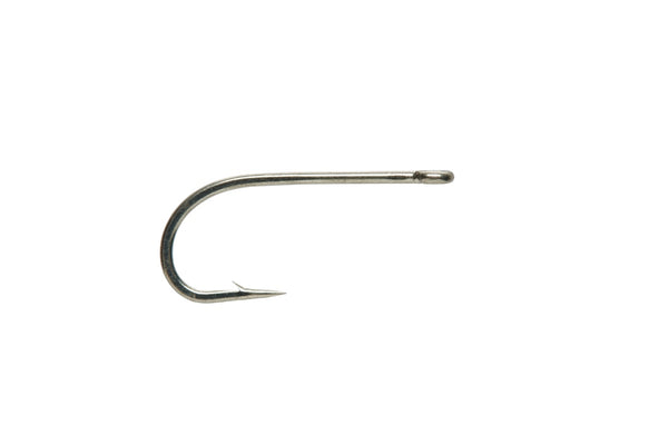 fly fishing hook on white background