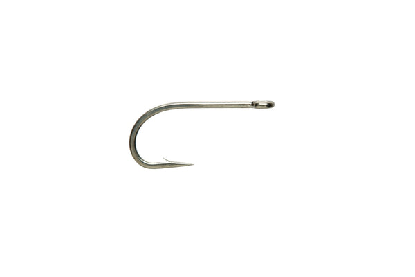 fly fishing hook on white background