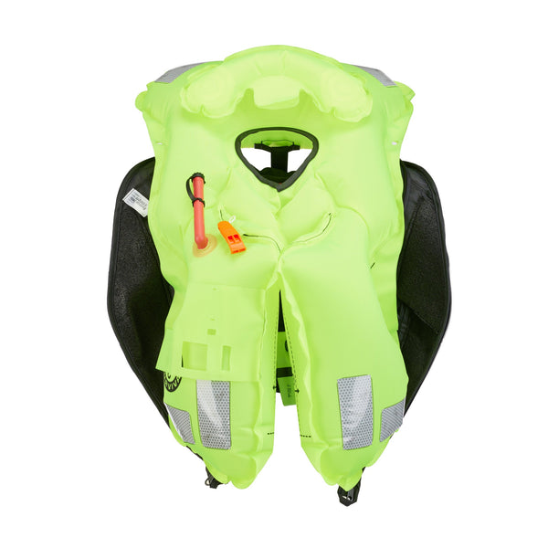 lifesaving vest on white background
