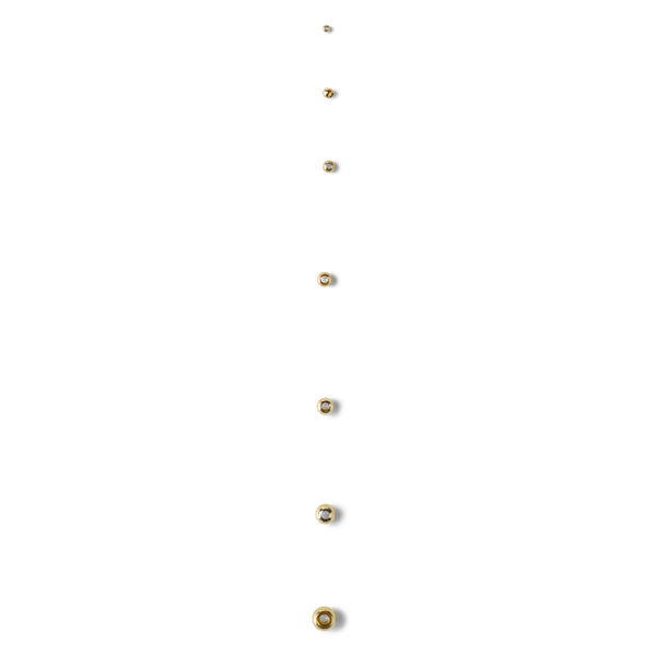 Bead-Head Beads  - 1/8 - Silver Image 1