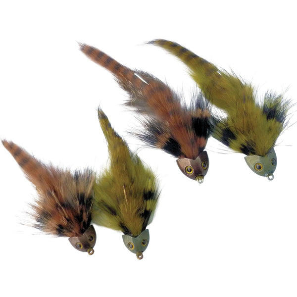 Fish Skull Sculpin Heads  - S - Brown Image 2