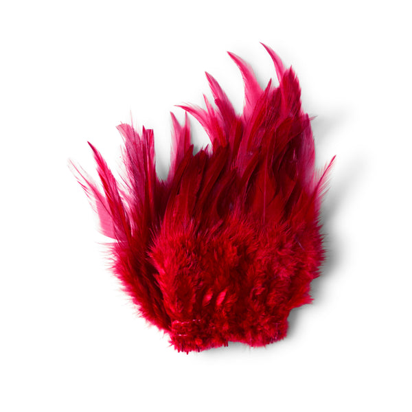 Select Saddle Hackle Red