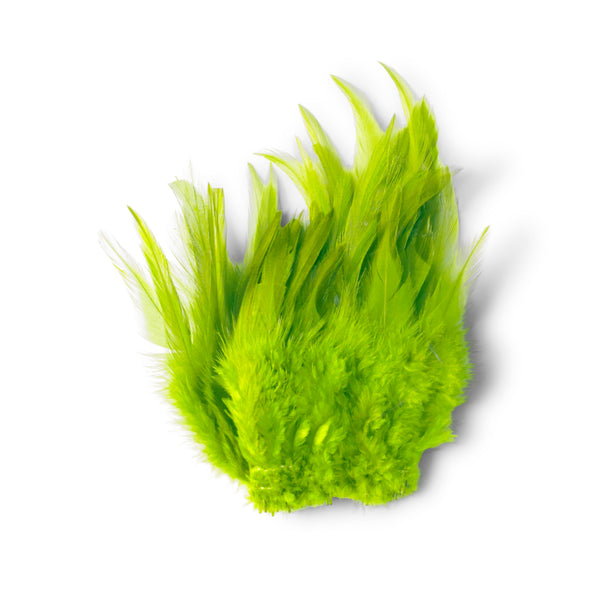 Select Saddle Hackle Chartreuse