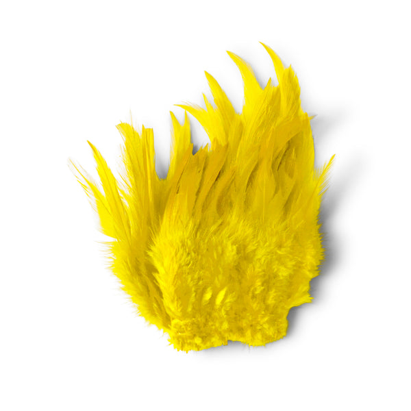 Select Saddle Hackle Yellow