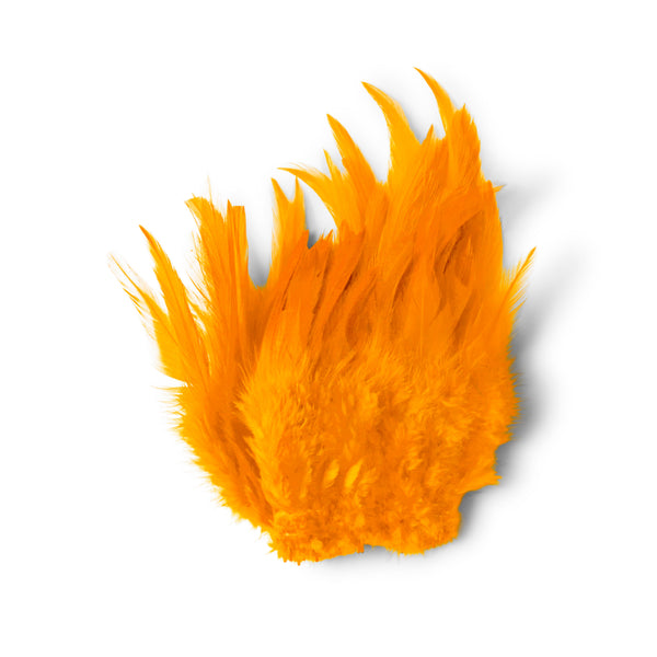 Select Saddle Hackle Orange