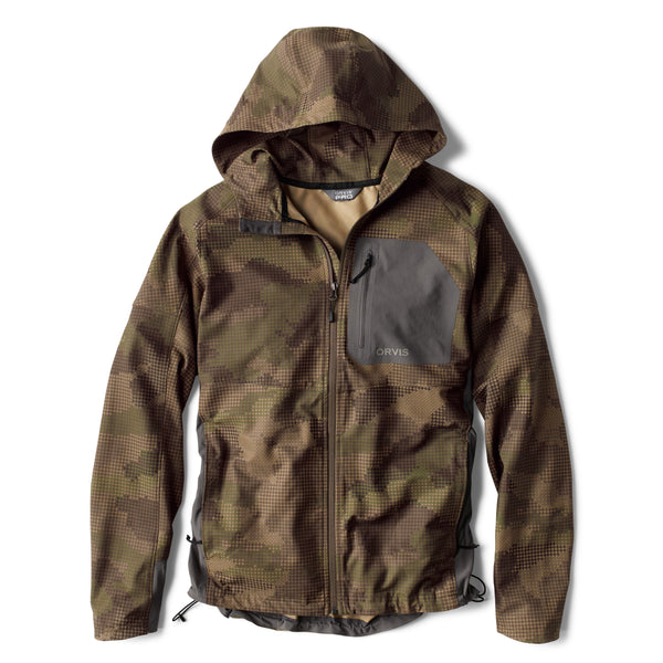 Orvis Men's Pro LT Softshell Hoodie Camouflage