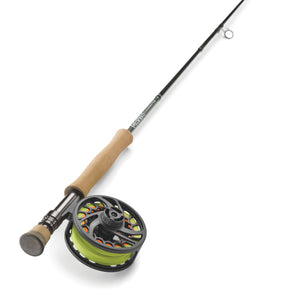 Encounter 9' 5-Weight Fly Rod Boxed Outfit, close up of reel