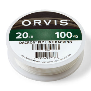 Dacron® Fly Line Backing 20LB 100YD White