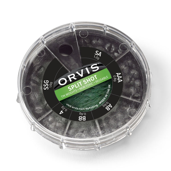 Orvis Non-Toxic Split Shot - 6 Sizes Image 1