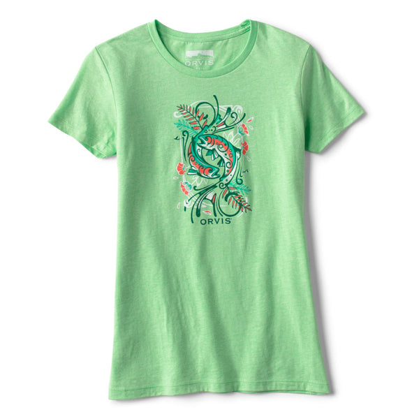 Women's Trout Floral Tee