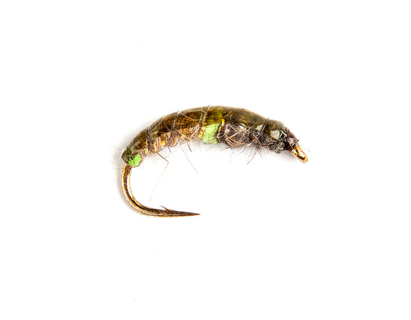 Green Pea Czech Mate Tungsten Bead