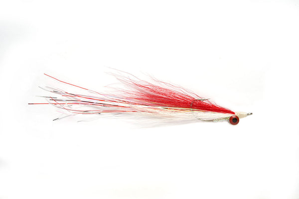 Deep Water Clouser Red & White