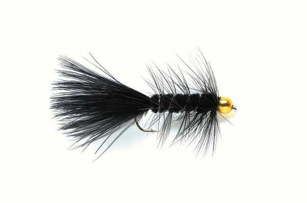 Woolly Bugger Black (Gold Nugget)